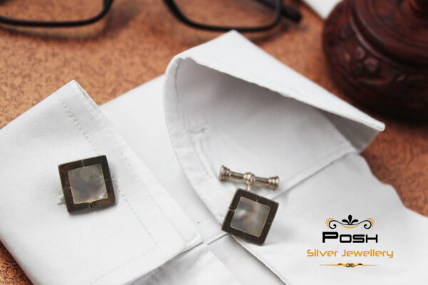 CUFFLINKS - MOON STONE