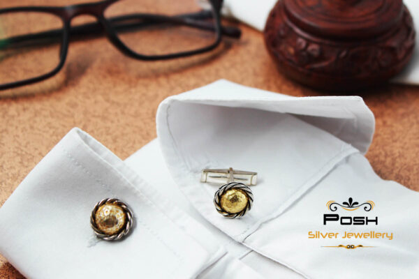 CUFFLINKS - GOLD POLISH