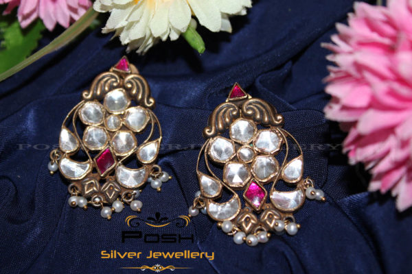 EAR RING - KUNDAN