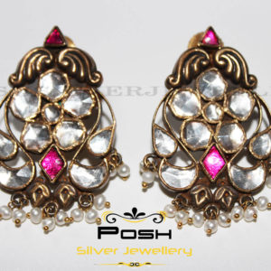 EAR RING - KUNDAN