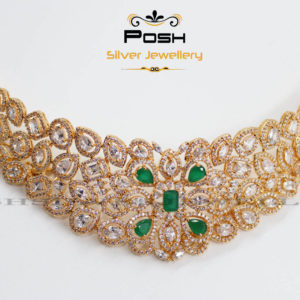 CHOKER SET - CZ STONE