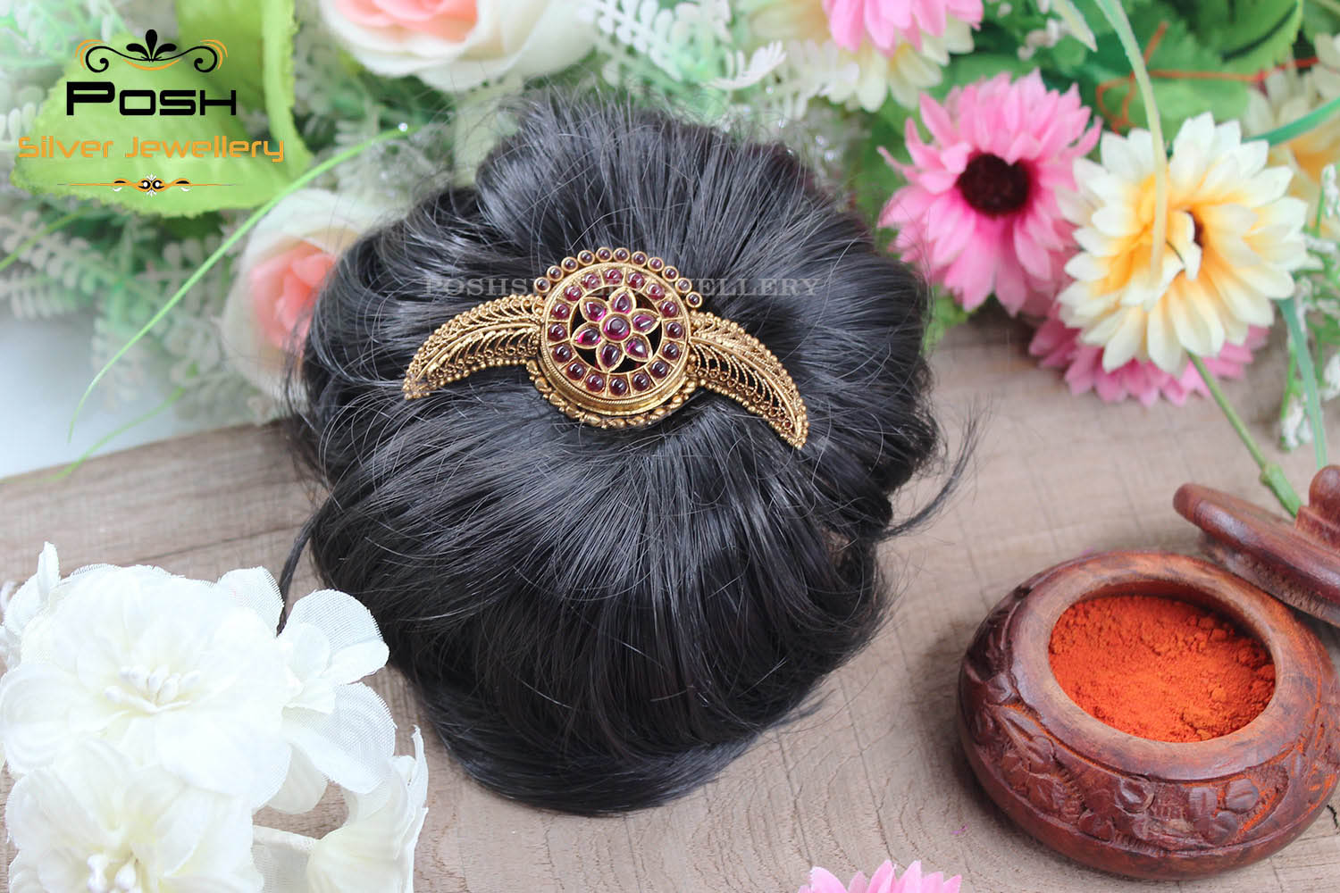 Golden jade/jada..hair accessories  #indianbride#hairstylea#fashionupdatesfromstores#bridejada - YouTube