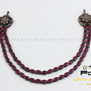 NECKLACE - TWO LINE - OXIDIZED