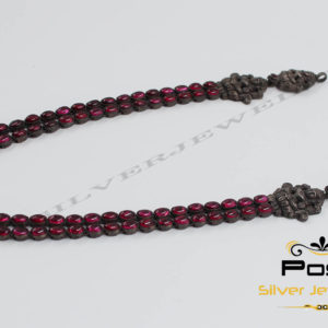 NECKLACE - TWO LINE - OXIDIZE